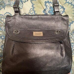 See by Chloe Silver-Gray Leather Shoulder Bag